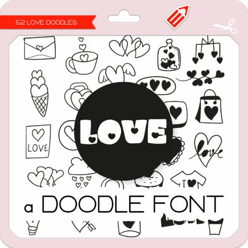 Love Doodles - Dingbats Font cover image.