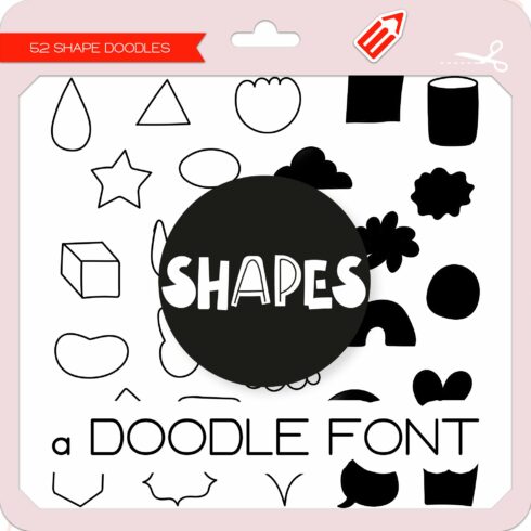 Shape Doodles - Dingbats Font cover image.