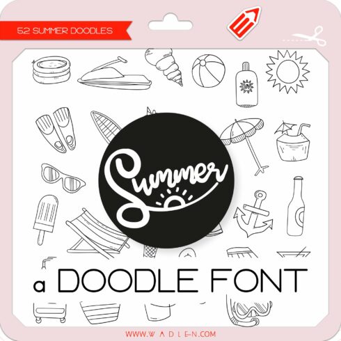Summer Doodles - Dingbats Font cover image.