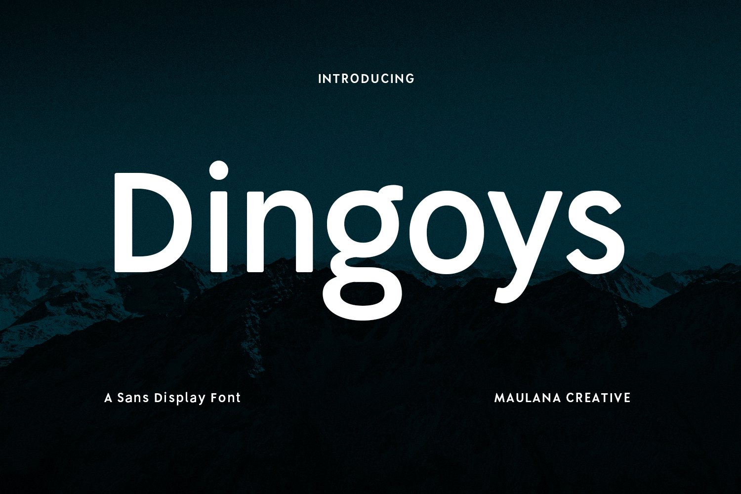 Dingoys Sans Font cover image.