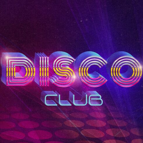 Disco Text Effectcover image.