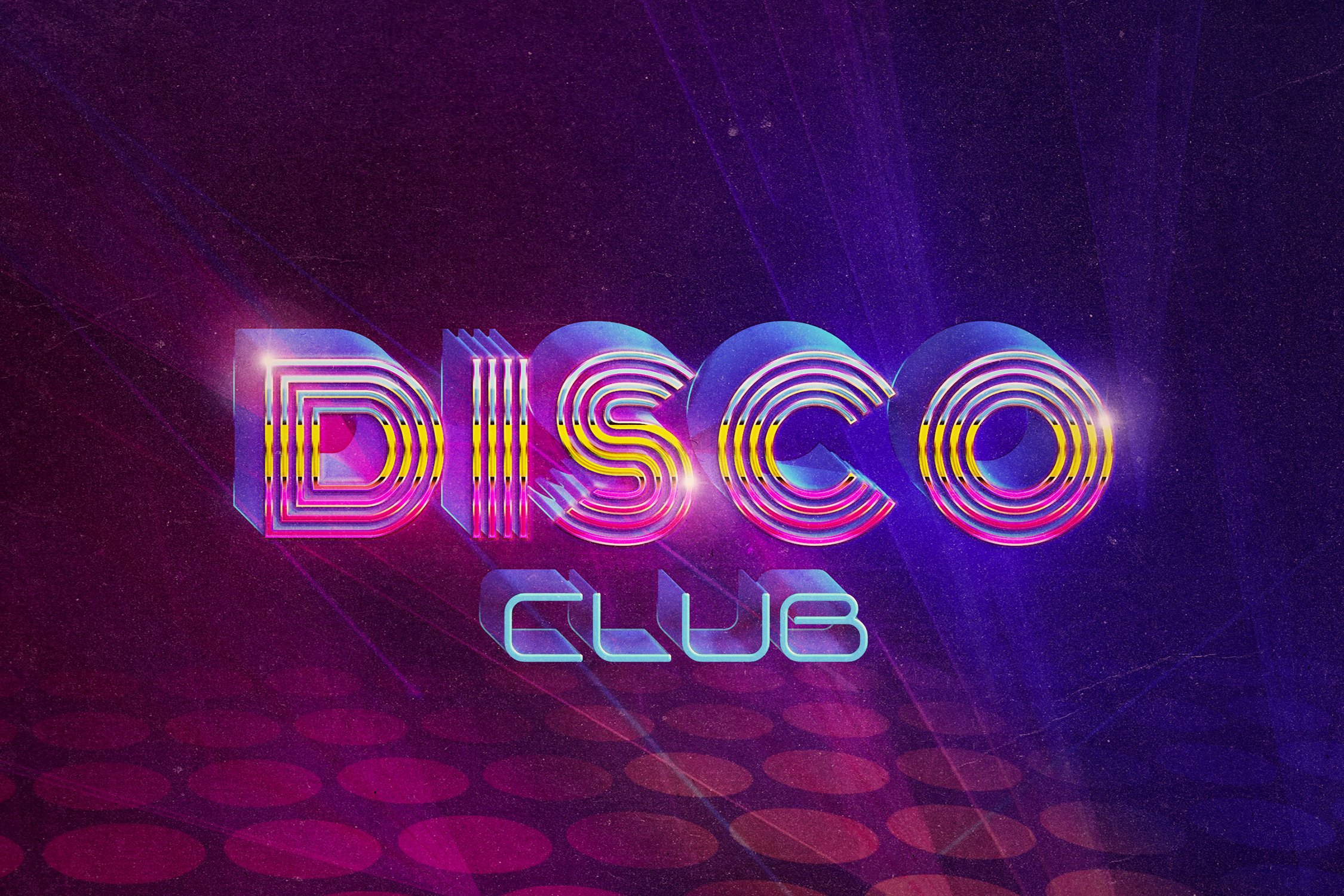 Disco Text Effectcover image.