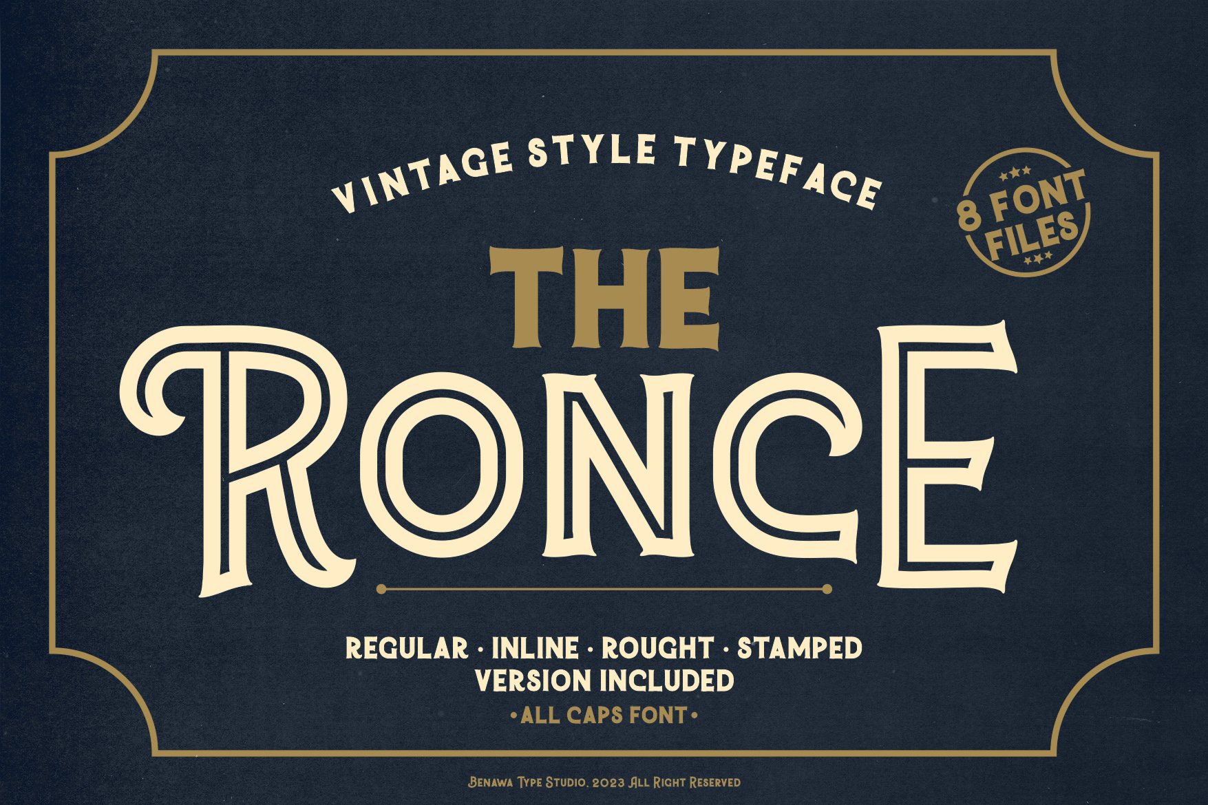 Ronce - Vintage Display Fontcover image.