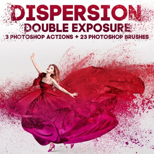 Dispersion Effect Photoshop Actioncover image.