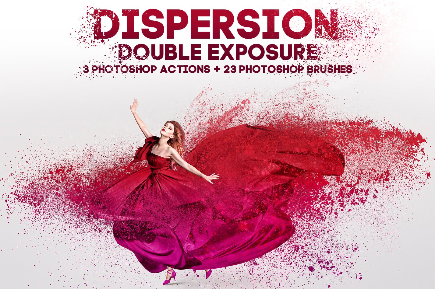 Dispersion Effect Photoshop Actioncover image.