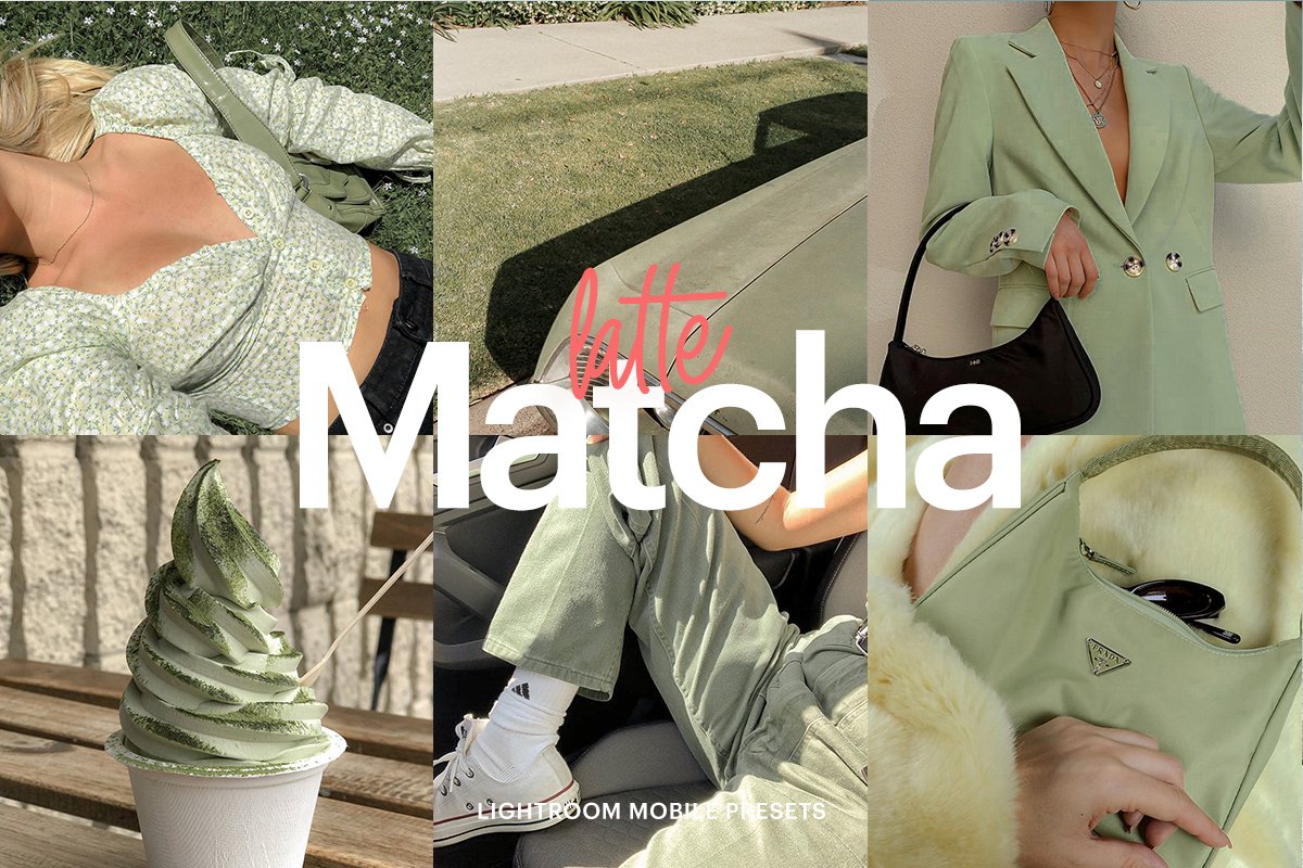 Lightroom Preset-Matcha Latte Themecover image.