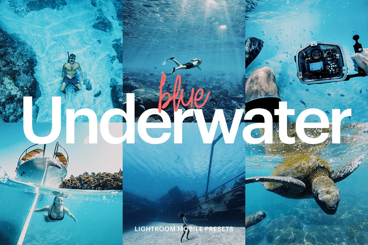 Lightroom Preset-Underwater Bluecover image.