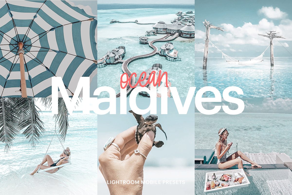 Lightroom Preset-Maldives Oceancover image.