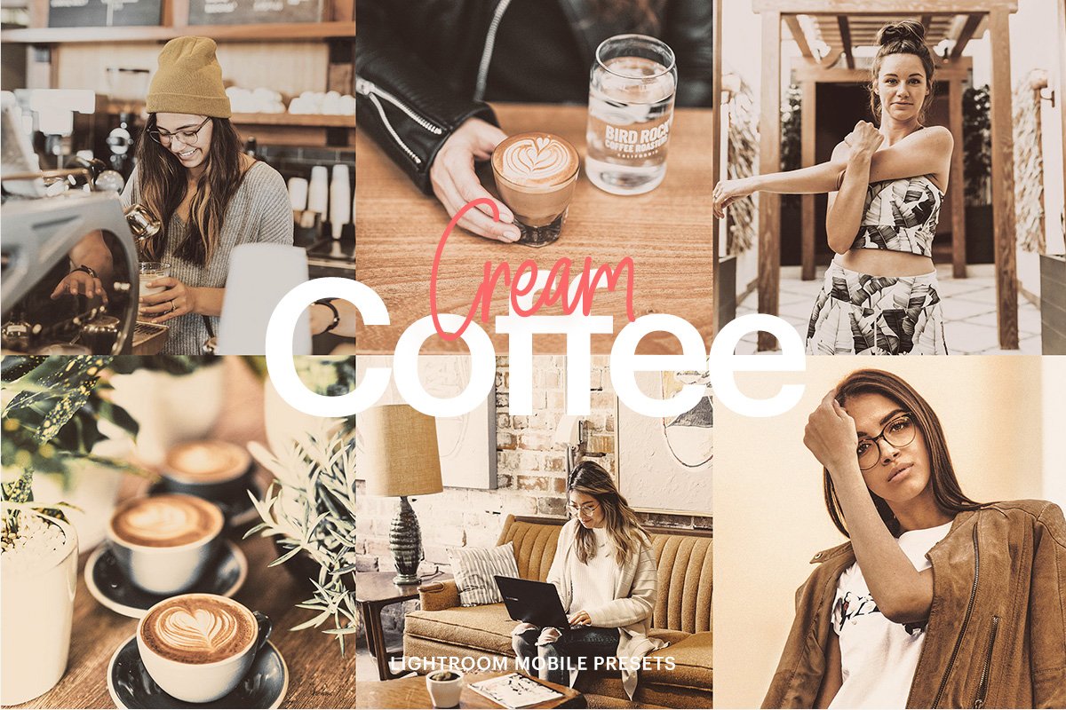 Lightroom Preset-Cream Coffee Themecover image.