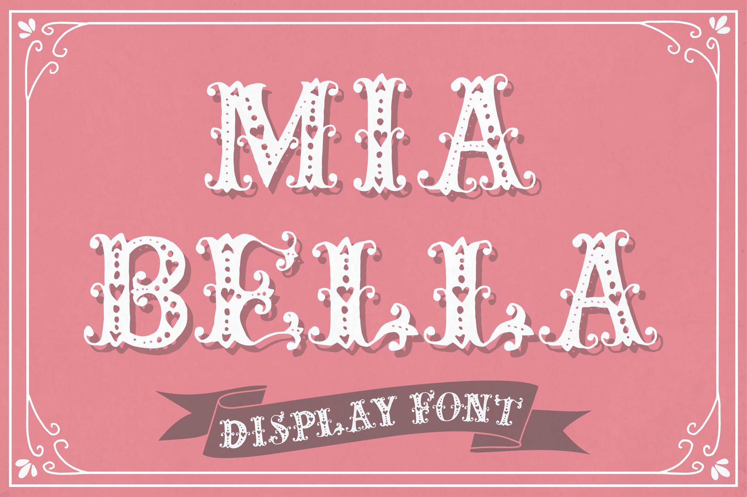 Mia Bella Font cover image.