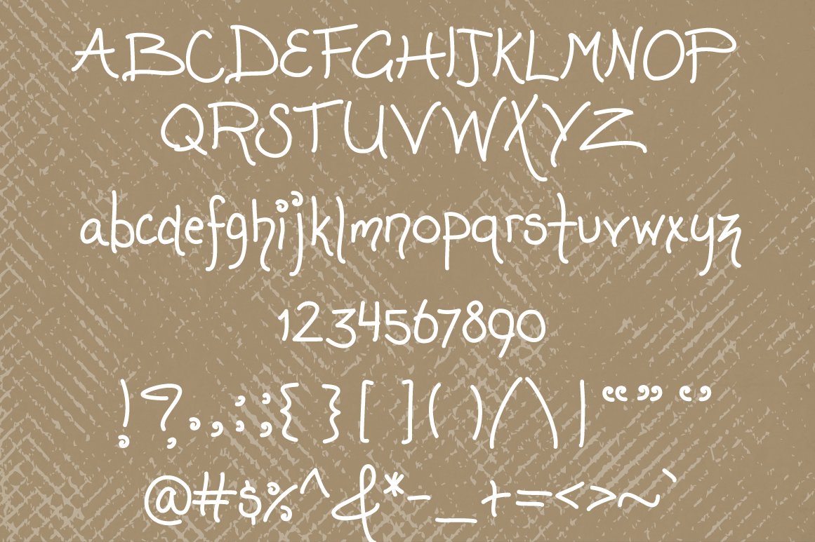 Made from Scratch  - Font preview image.