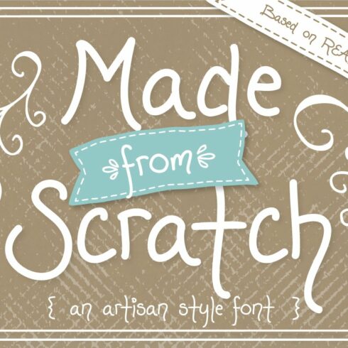 Made from Scratch  - Font cover image.