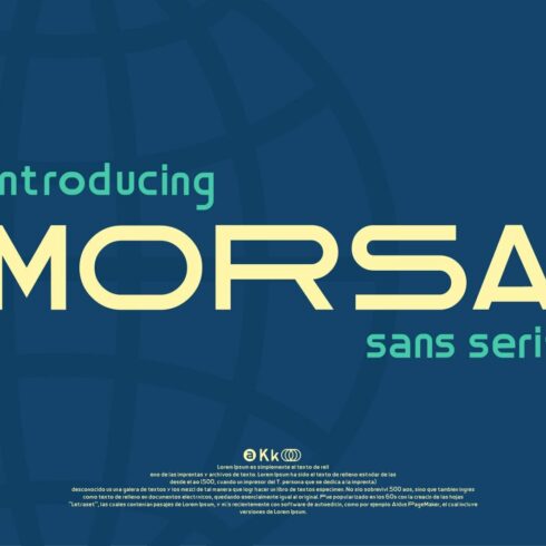 Morsa - Modern Space Font cover image.