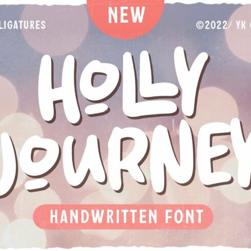 Holly Journey - Handwritten Font cover image.