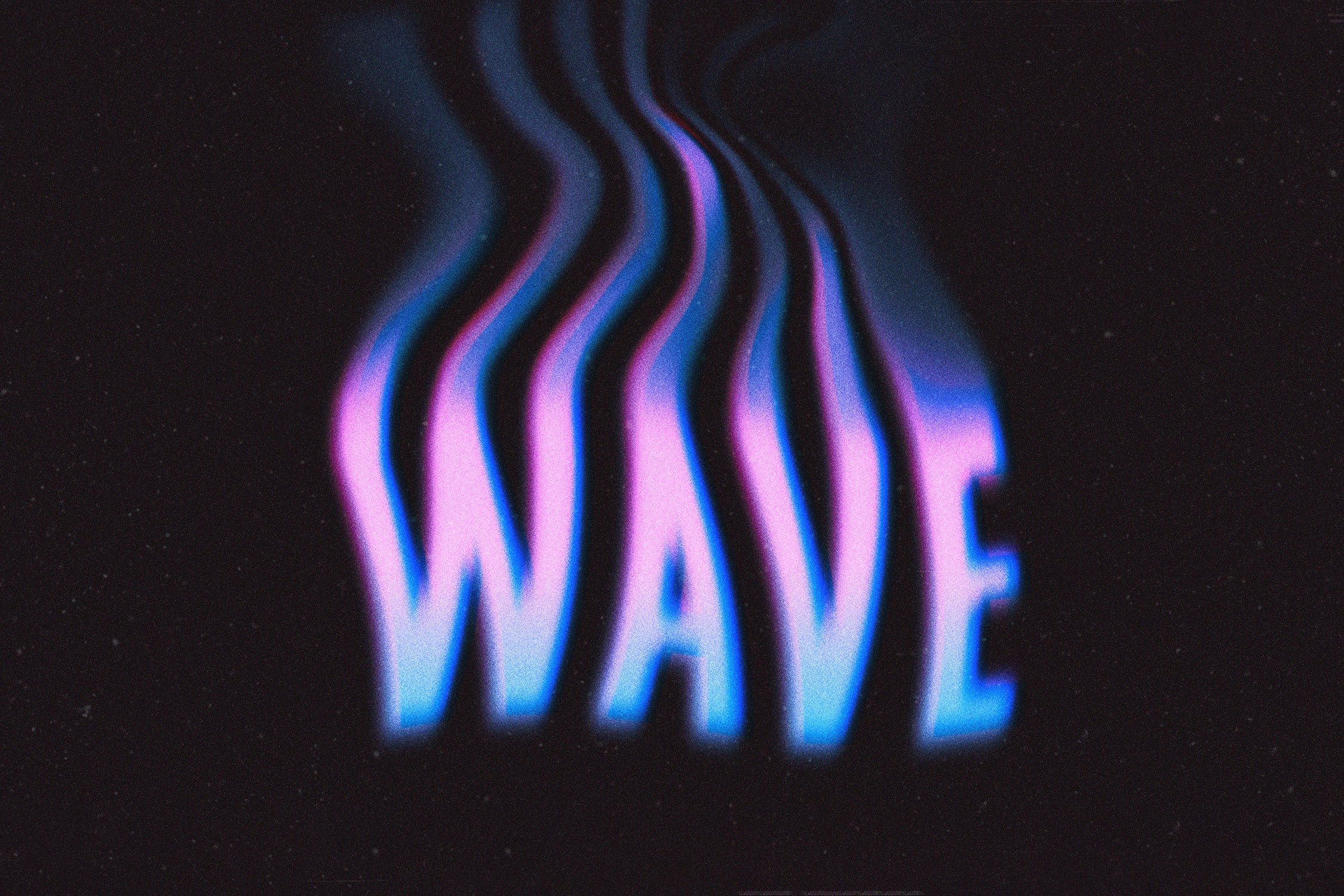 Dissolving Waves Text Effectcover image.