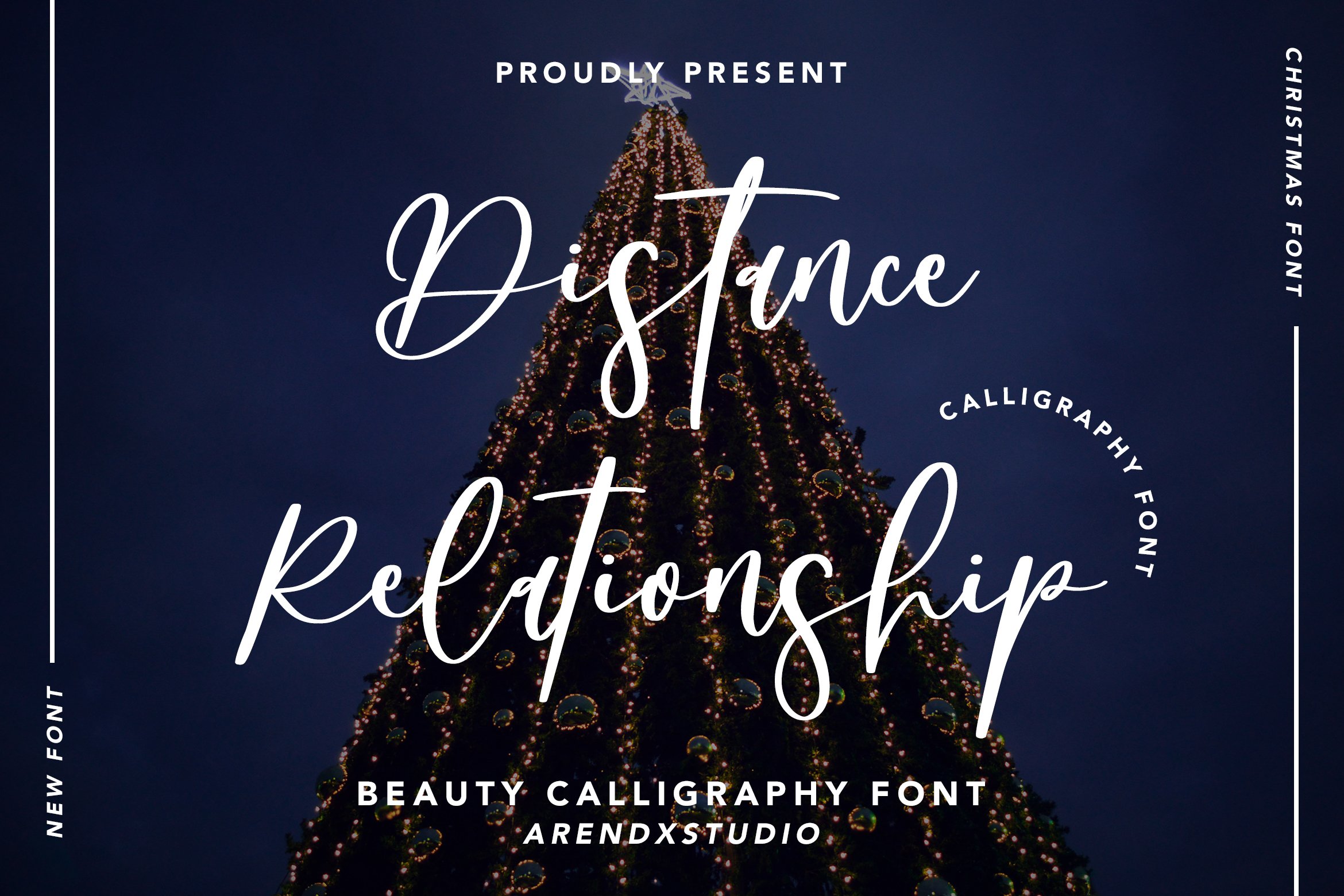 Distance Relationship - Beauty Font cover image.