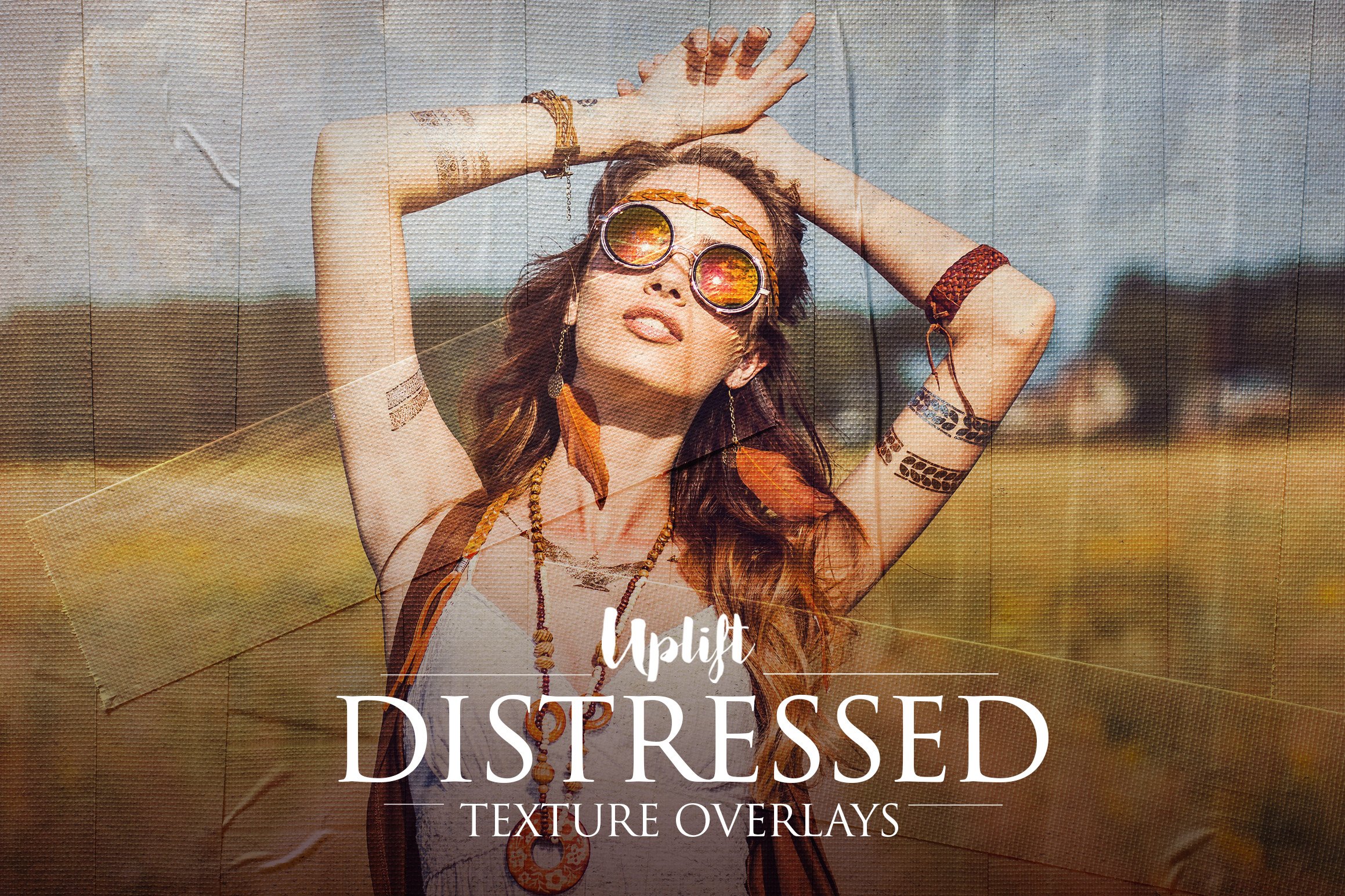50 DISTRESSED Texture Overlayscover image.