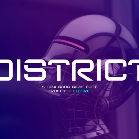 District - Futuristic Sans cover image.