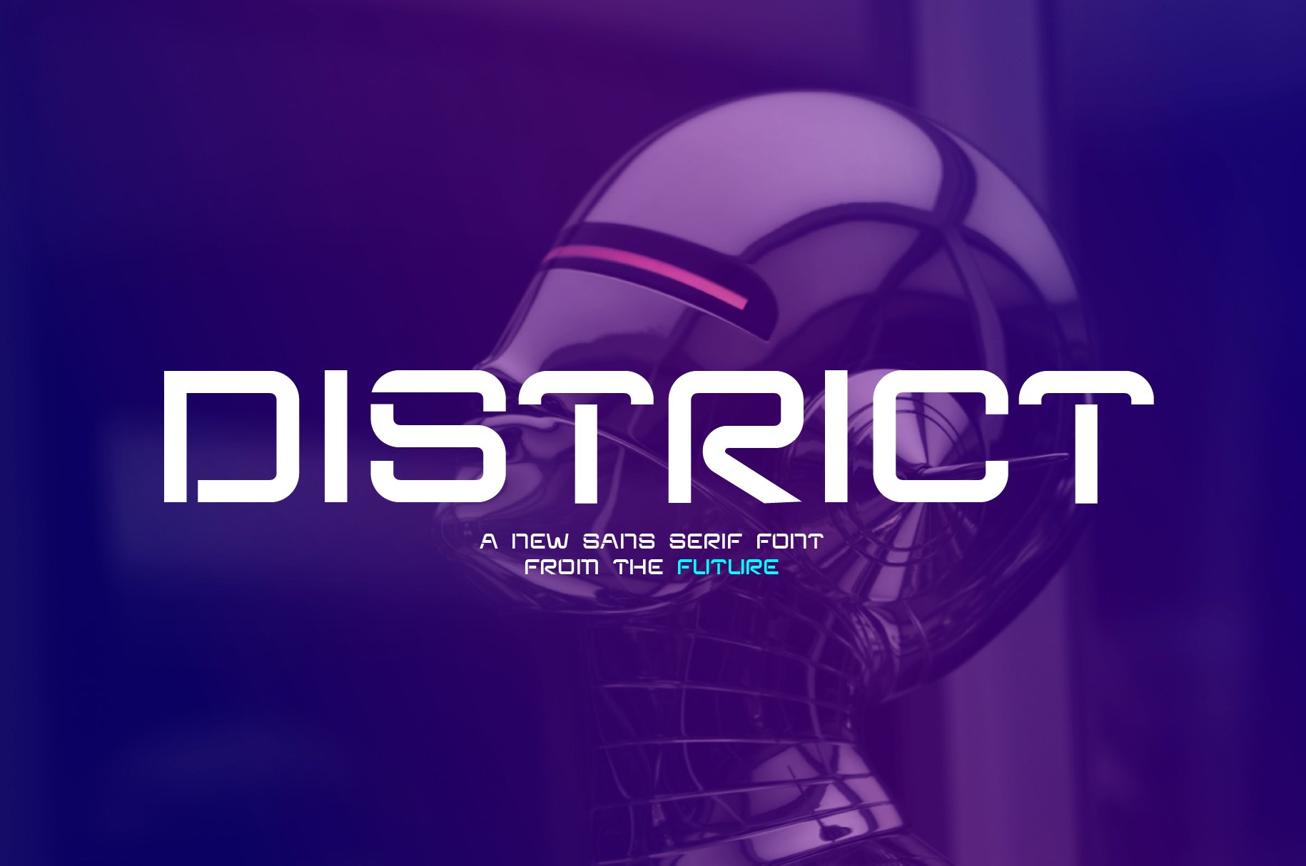 District - Futuristic Sans cover image.