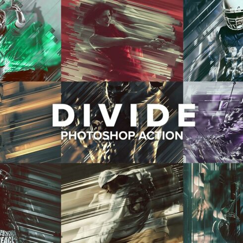 Divide Photoshop Actioncover image.