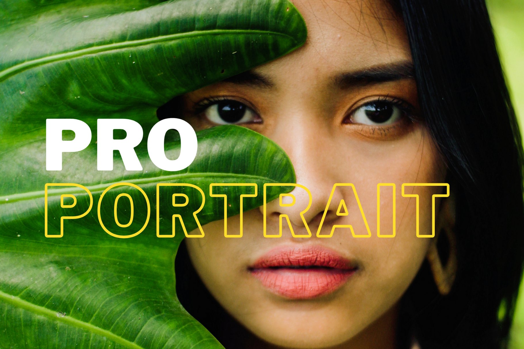 Pro Portrait Lightroom Presetscover image.