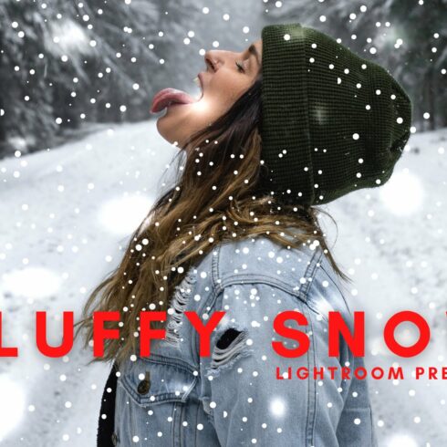 Fluffy Snow Lightroom Overlayscover image.