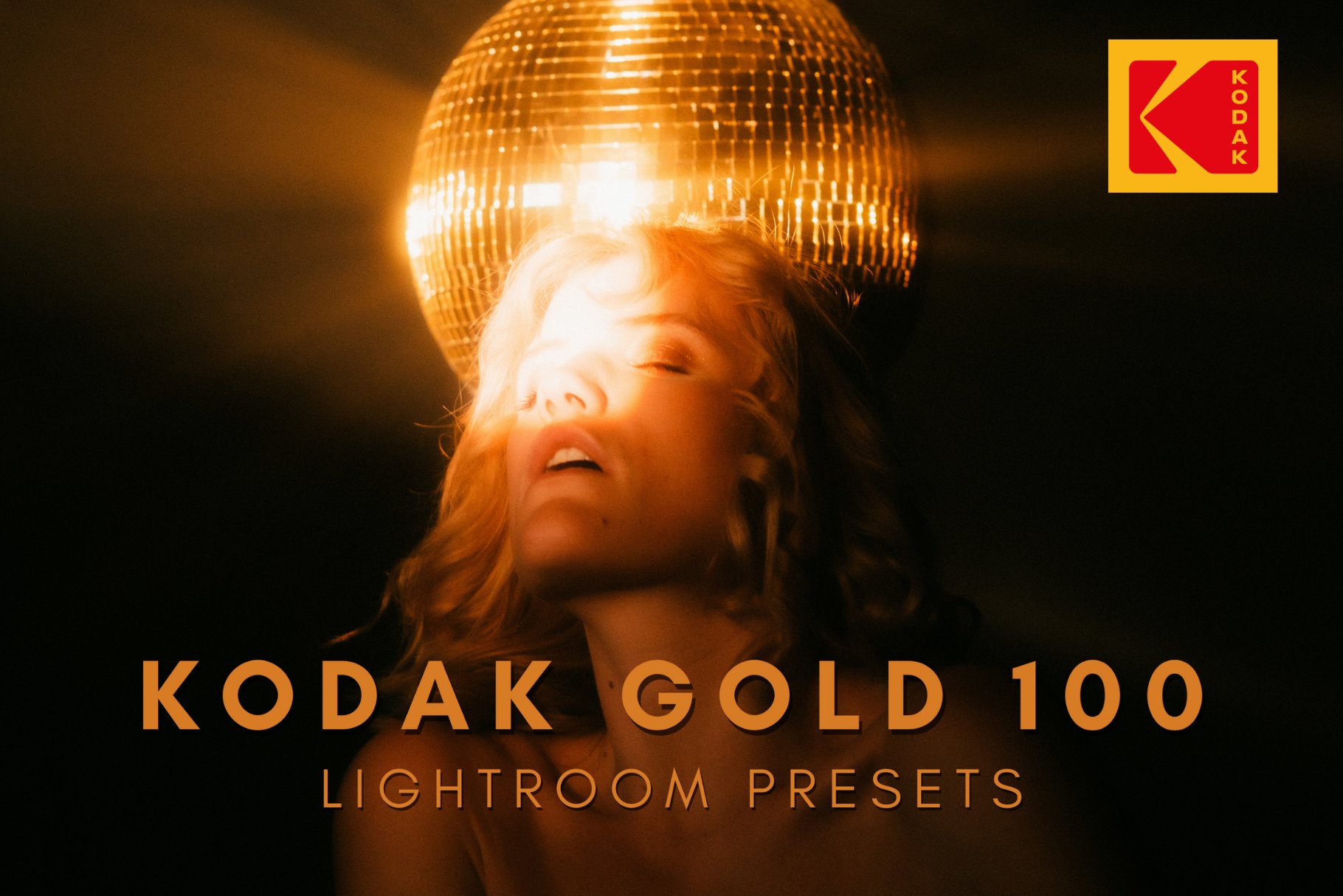 Kodak Gold Lightroom Presets Bundlecover image.