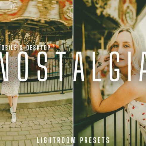 Nostalgia Lightroom Presets Bundlecover image.