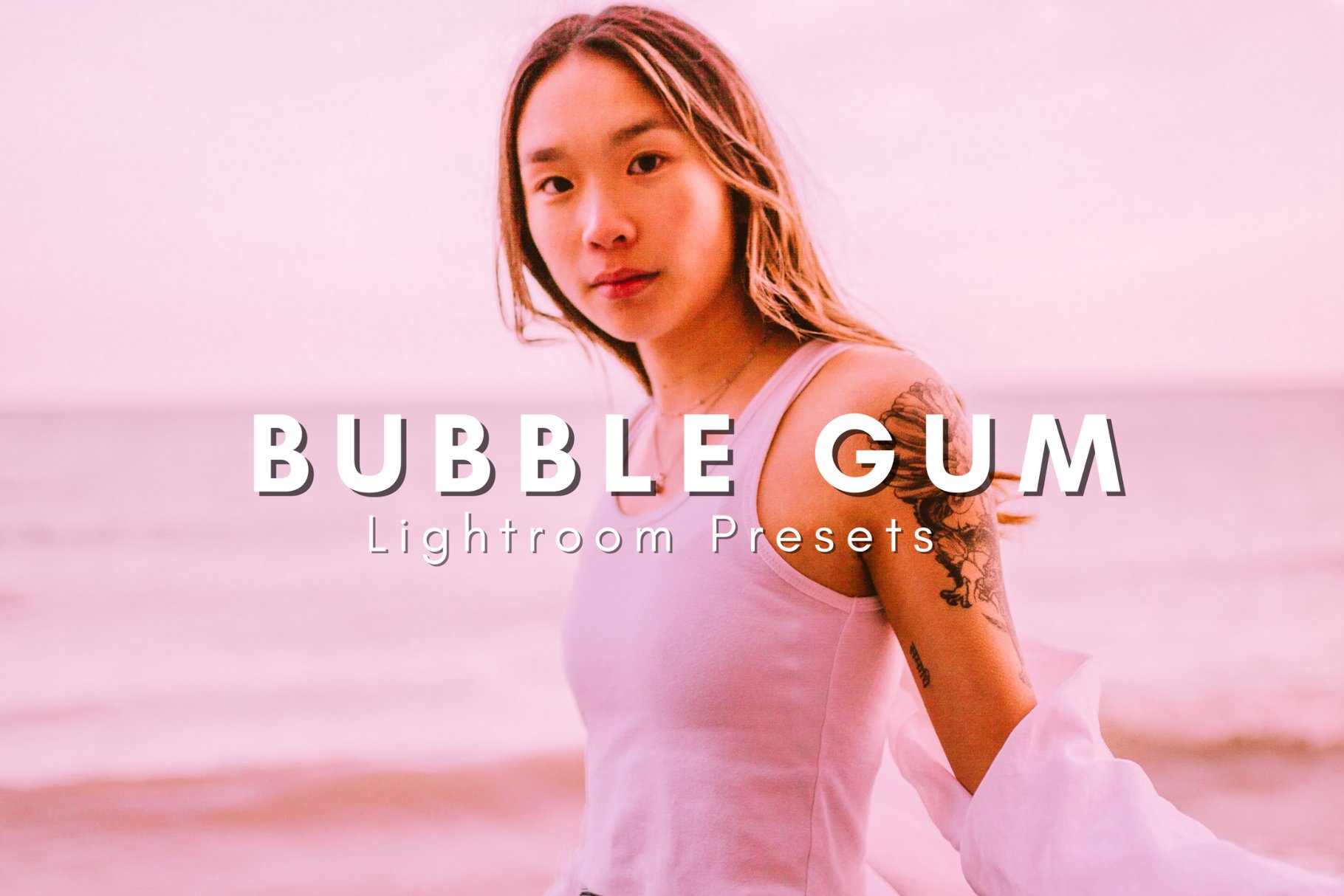 12 Pink Presets For Adobe Lightroomcover image.