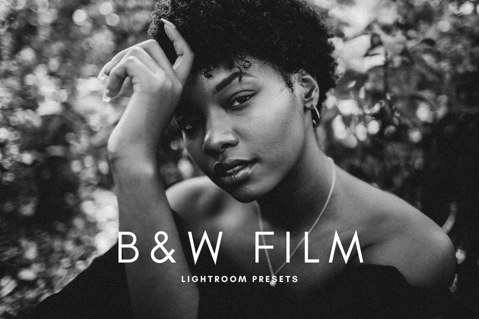 B&W Film Presets For Lightroomcover image.