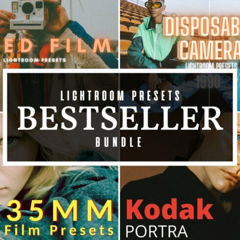 Shop Bestsellers Lightroom Presetscover image.