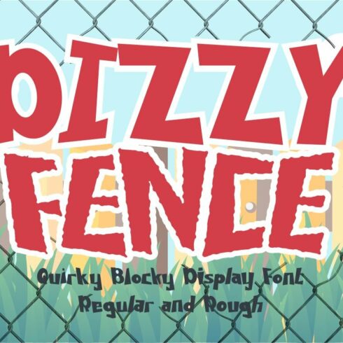 Dizzy Fence - Quirky Blocky Display cover image.