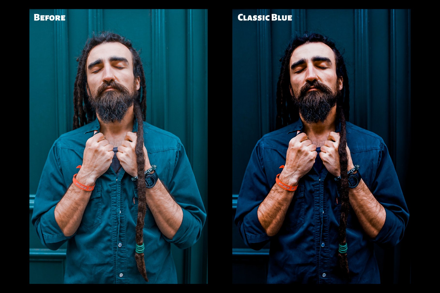 5 Classic Blue Lightroom Presetspreview image.