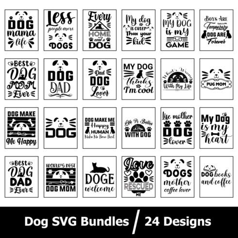 Dogs SVG Bundles cover image.