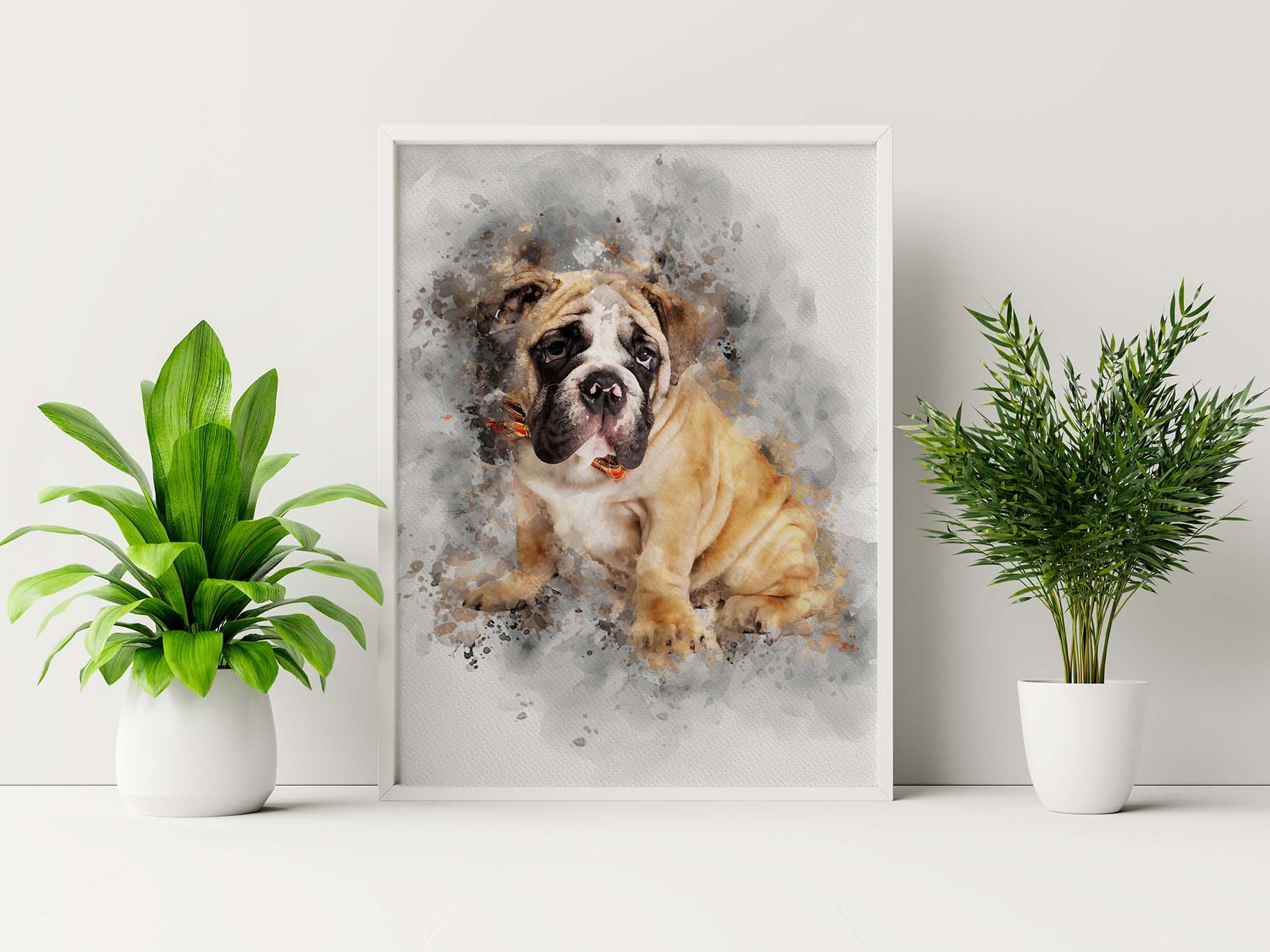 dog watercolor painting 7 685