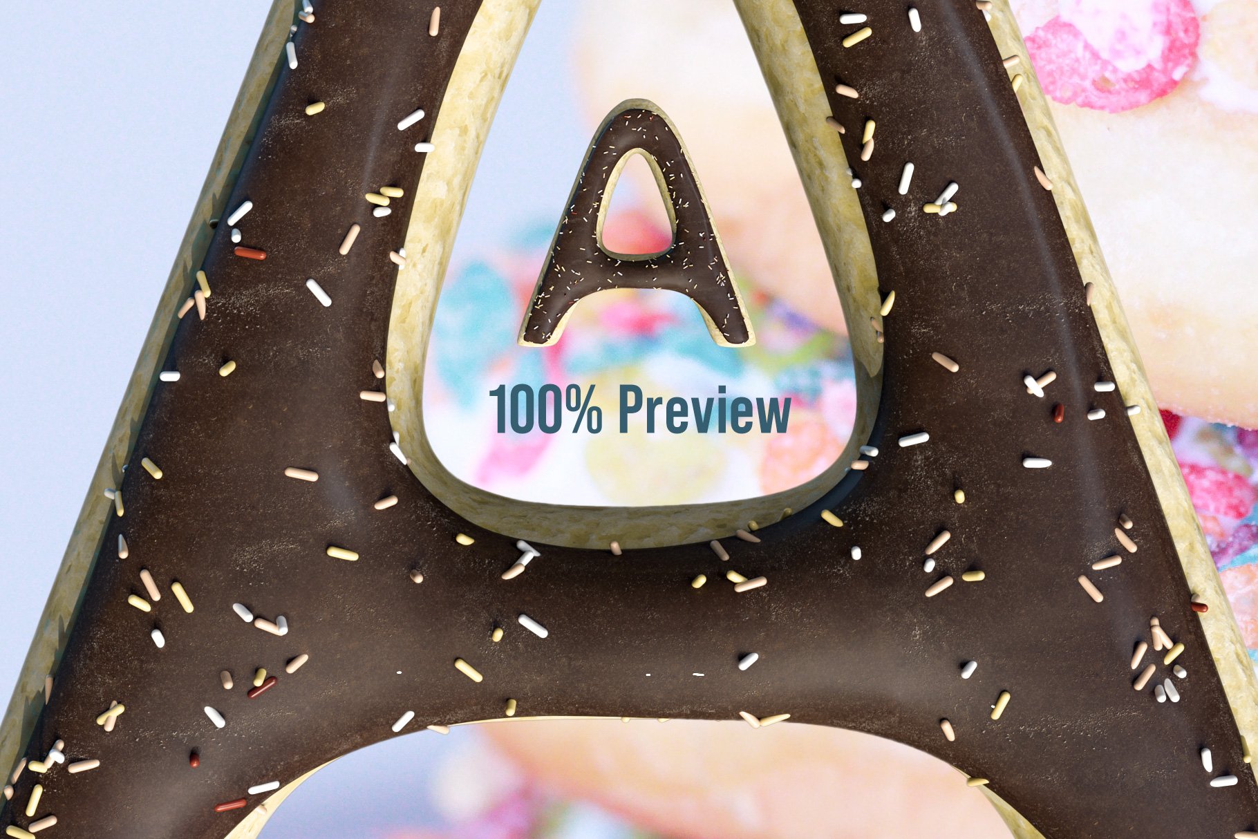 donut font preview 03 575