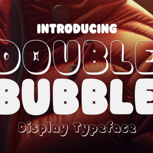 Double Bubble 3D Typefacecover image.