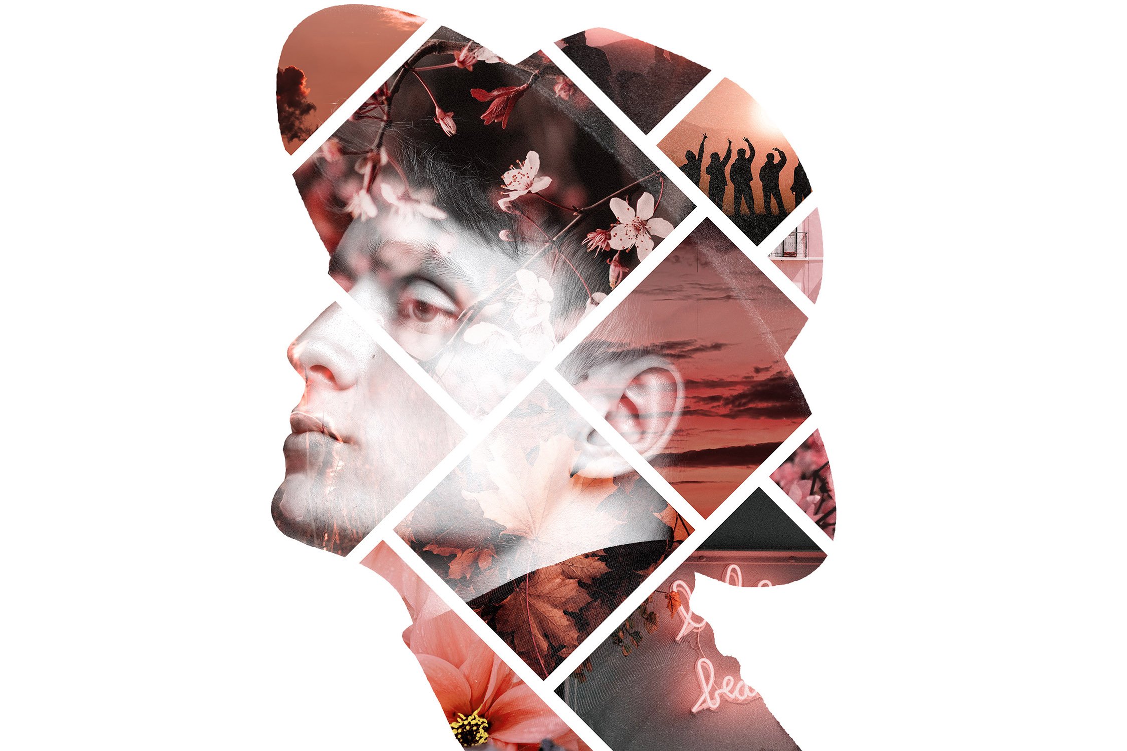Double Exposure Collage Effectpreview image.