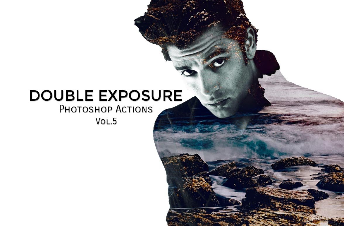 Double Exposure PS Actions Vol.5cover image.