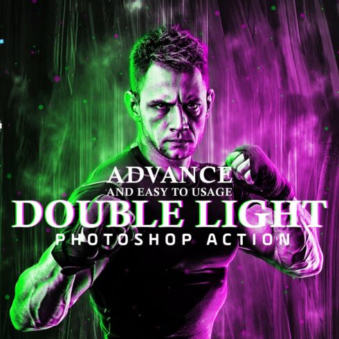 Double Light Photoshop Actioncover image.