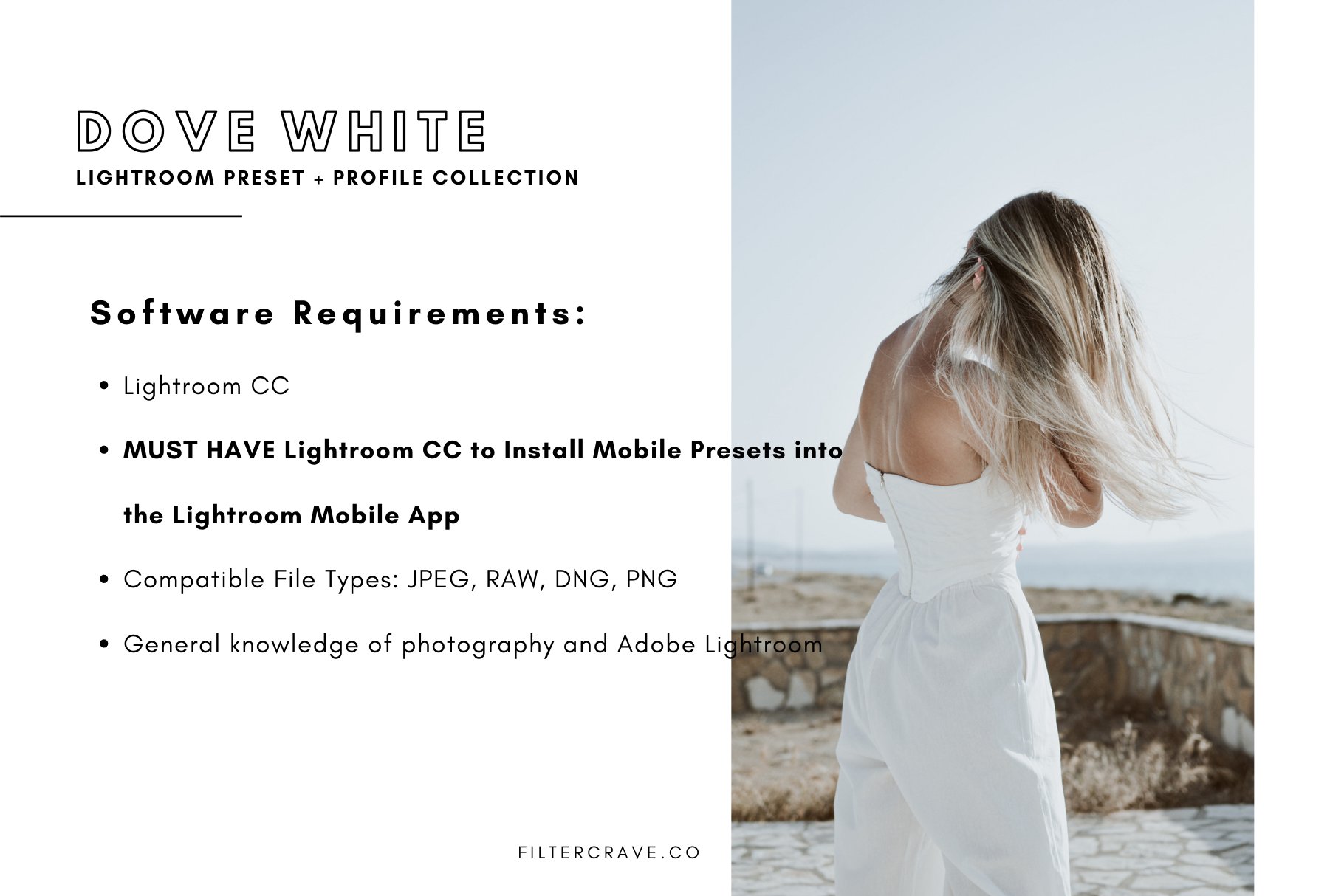 dove white mobile presets filtercrave 28129 370