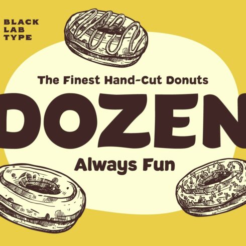 Dozen : Fun Loving Display Font cover image.