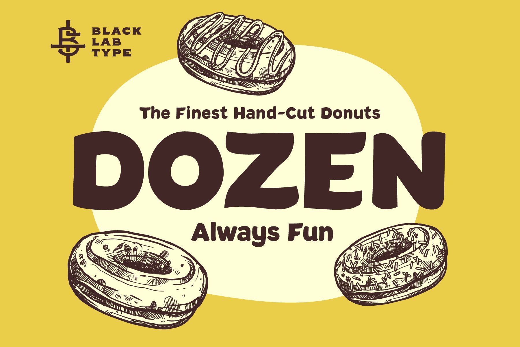 Dozen : Fun Loving Display Font cover image.