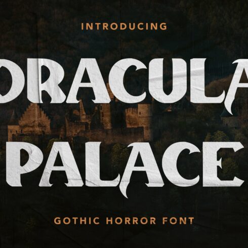 Dracula Palace - Gothic Horror Font cover image.