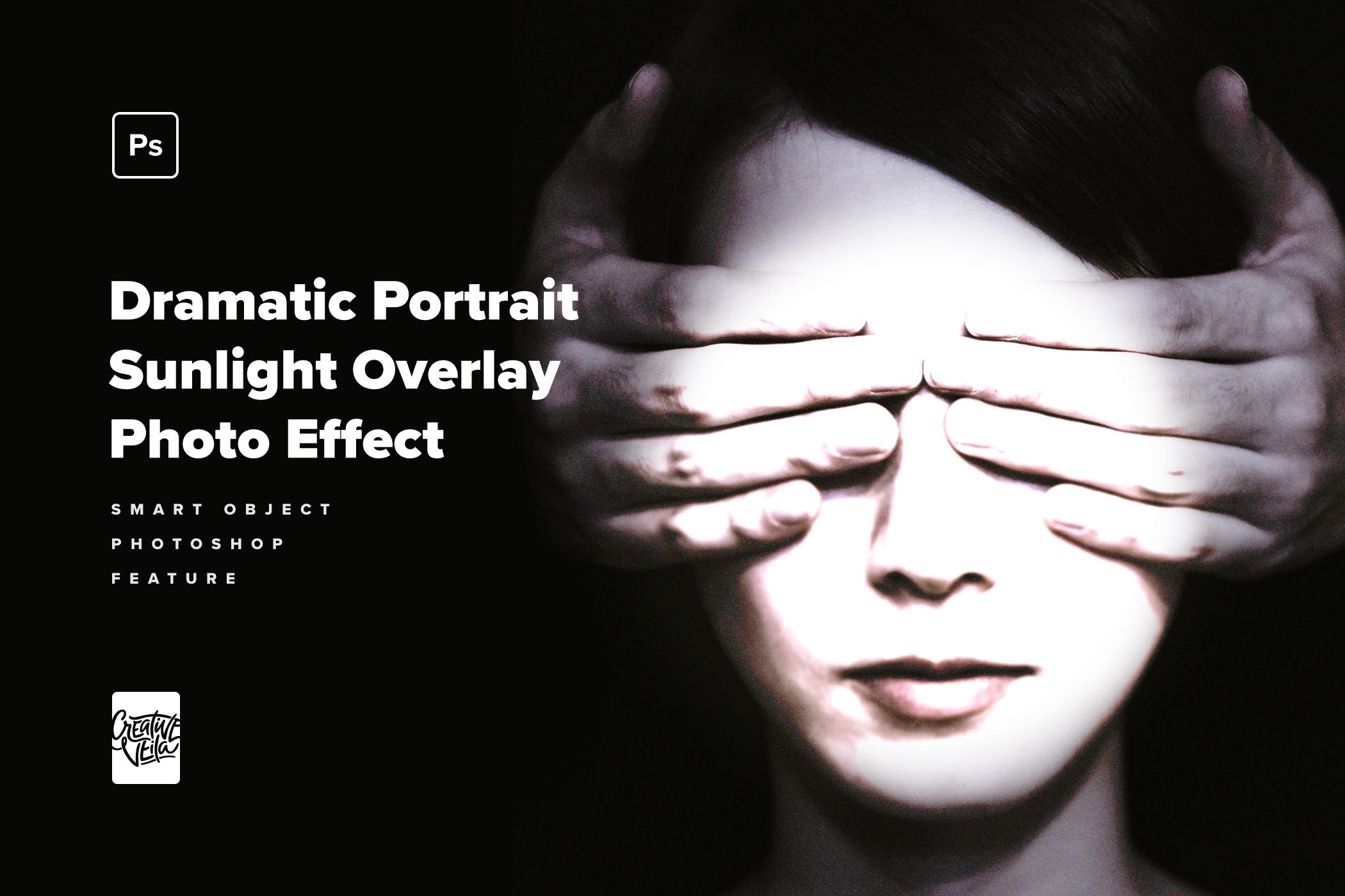 dramatic portrait sunlight overlay photo effect by creative veila studio 7 513