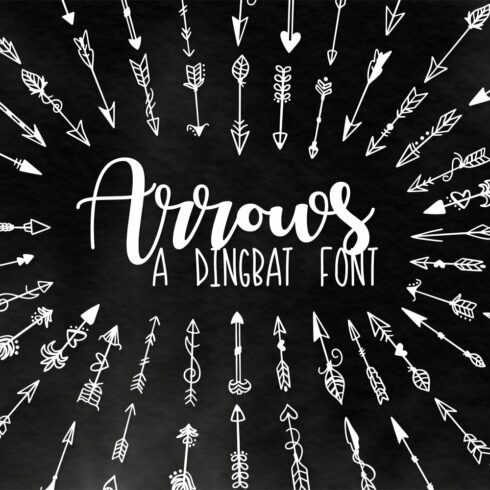 Arrows - Dingbat Font cover image.