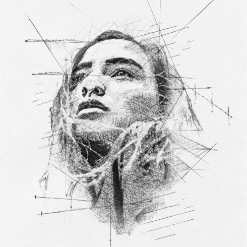 32 Technical PS Drawing Brushes MasterBundles