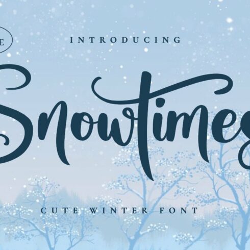 Snowtimes | A Bouncy Handwritten cover image.