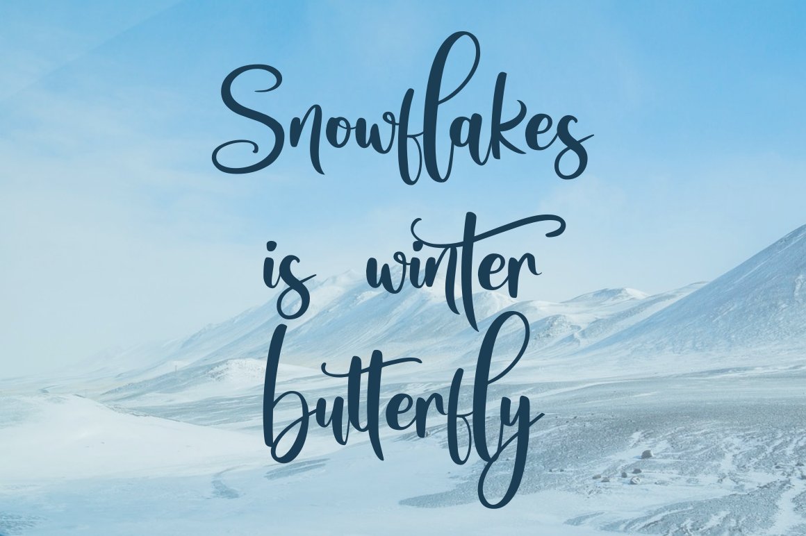 Snowtimes | A Bouncy Handwritten preview image.