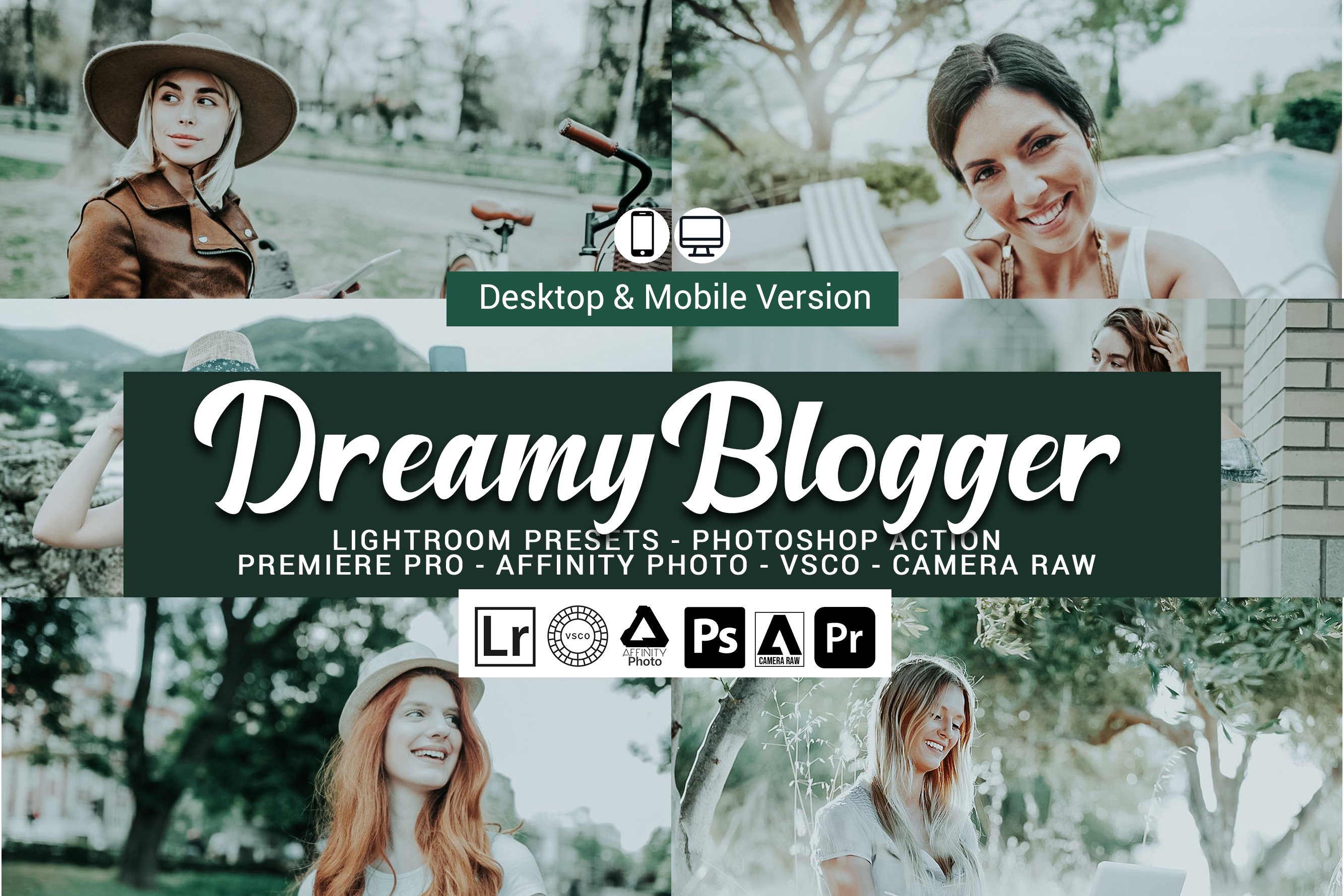 Dreamy Blogger Lightroom Presetscover image.